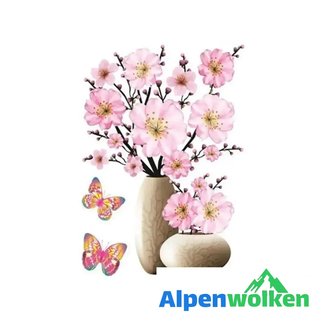 Alpenwolken - DIY Pflanzenvase Dreidimensionale Wandaufkleber 10