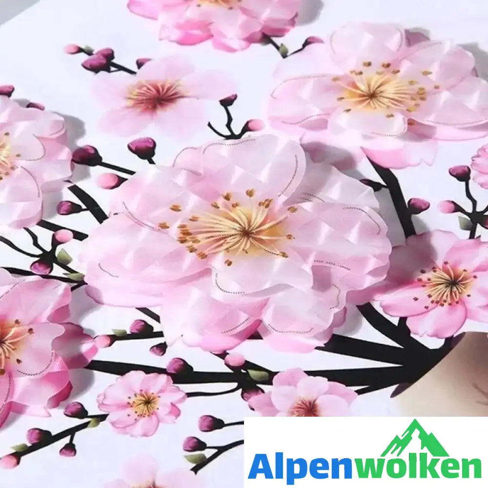 Alpenwolken - DIY Pflanzenvase Dreidimensionale Wandaufkleber