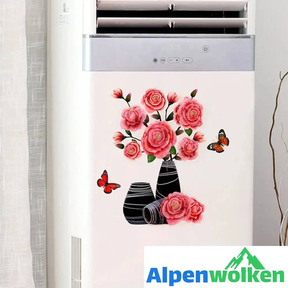 Alpenwolken - DIY Pflanzenvase Dreidimensionale Wandaufkleber