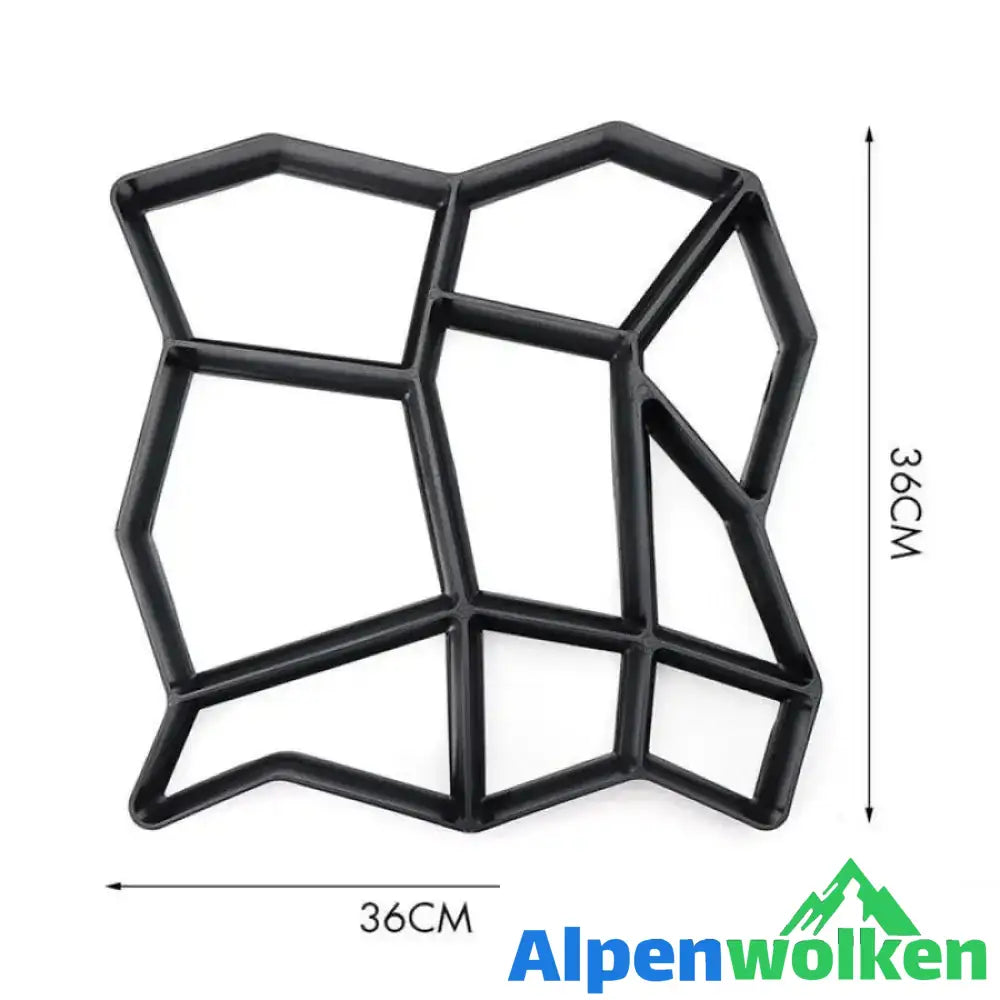 Alpenwolken - DIY Pflastern Form（36 * 36cm）