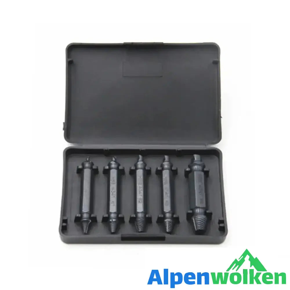 Alpenwolken - Doppelkopf-Schraubenausdreher schwarz(5pcs)