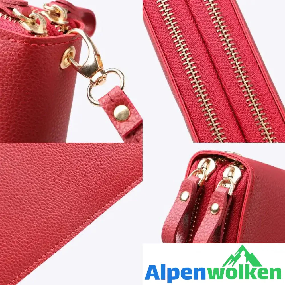 Alpenwolken - Doppellagige Großraumhandtasche Für Damen