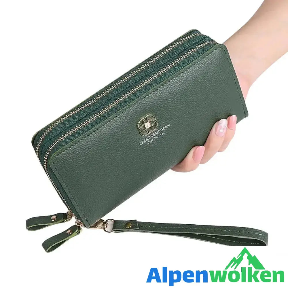 Alpenwolken - Doppellagige Großraumhandtasche Für Damen