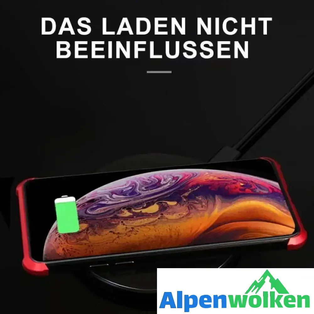 Alpenwolken - Doppelseitige Glas mit keinem Rahmen, stoßfeste Magnetabdeckung