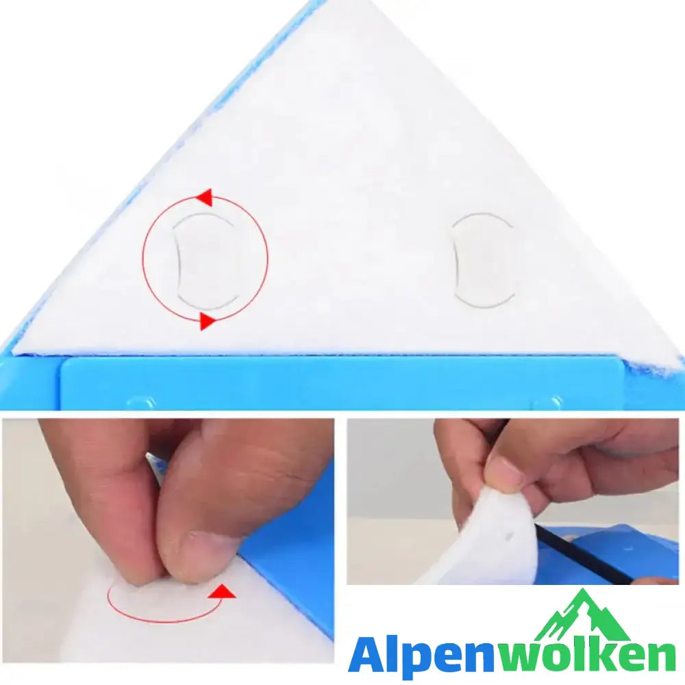 Alpenwolken - Doppelseitiger magnetischer Fensterreiniger