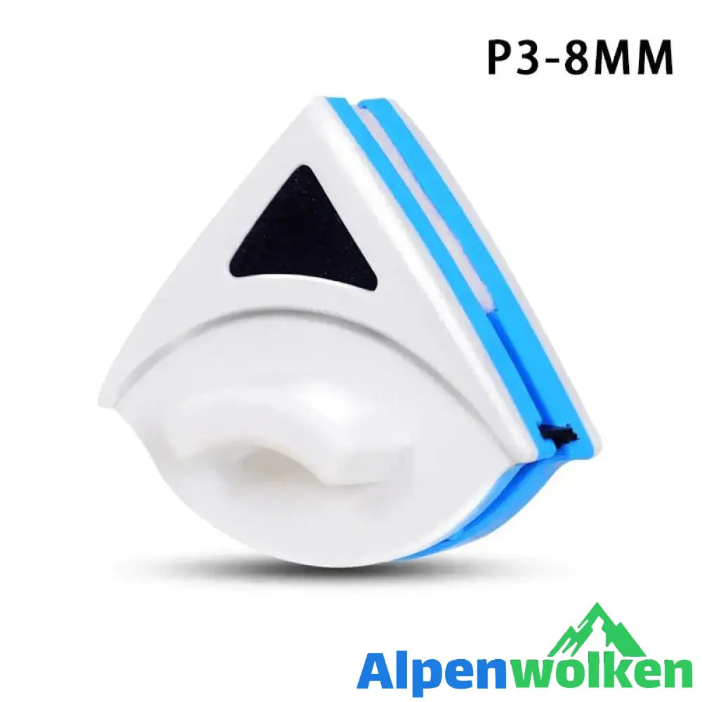 Alpenwolken - Doppelseitiger magnetischer Fensterreiniger blau P3-8mm