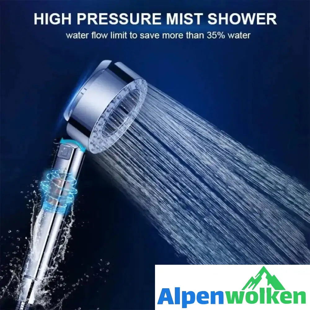 Alpenwolken - Doppelseitiger Wasserdruck-Duschkopf Handhochdrucksprinkler