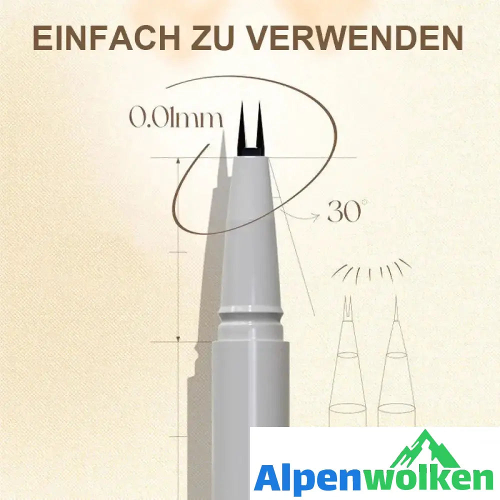 Alpenwolken - Doppelter spitzer unterer Wimpernkranz