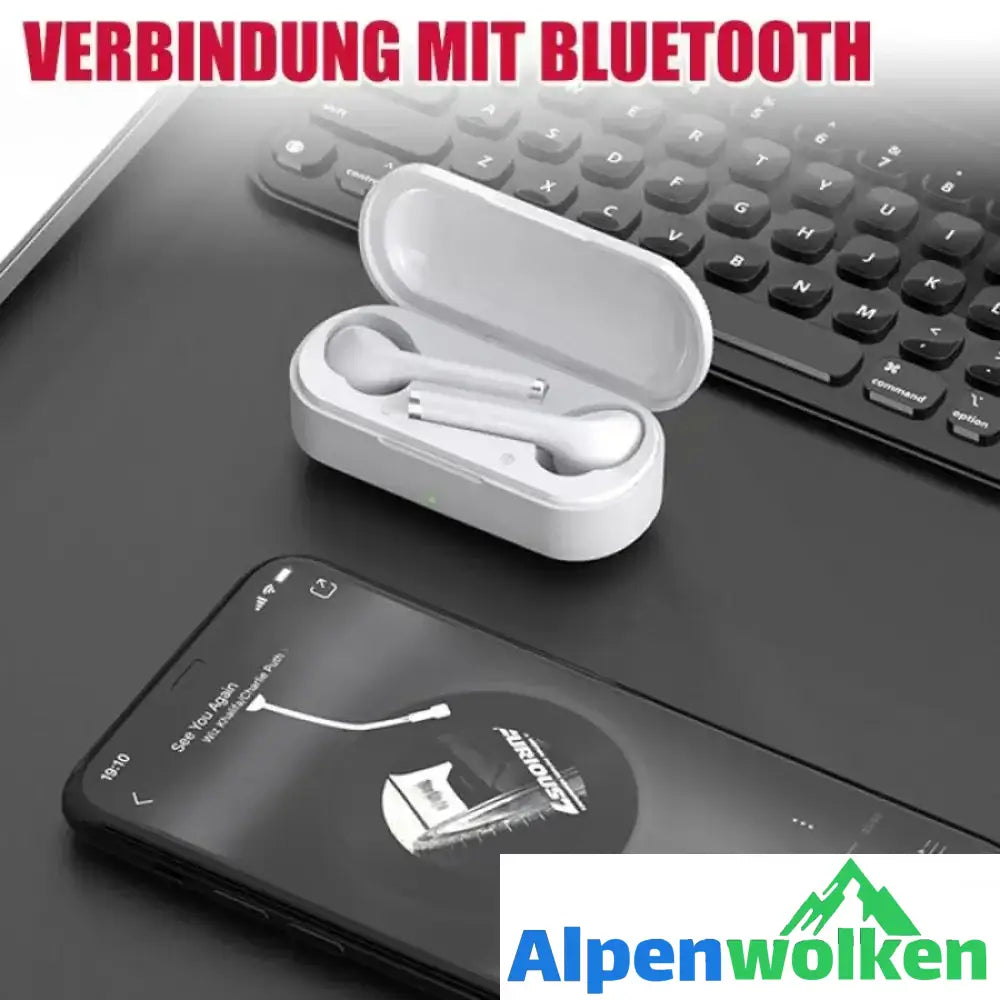 Alpenwolken - Drahtloses Bluetooth 5.0 Kopfhörer