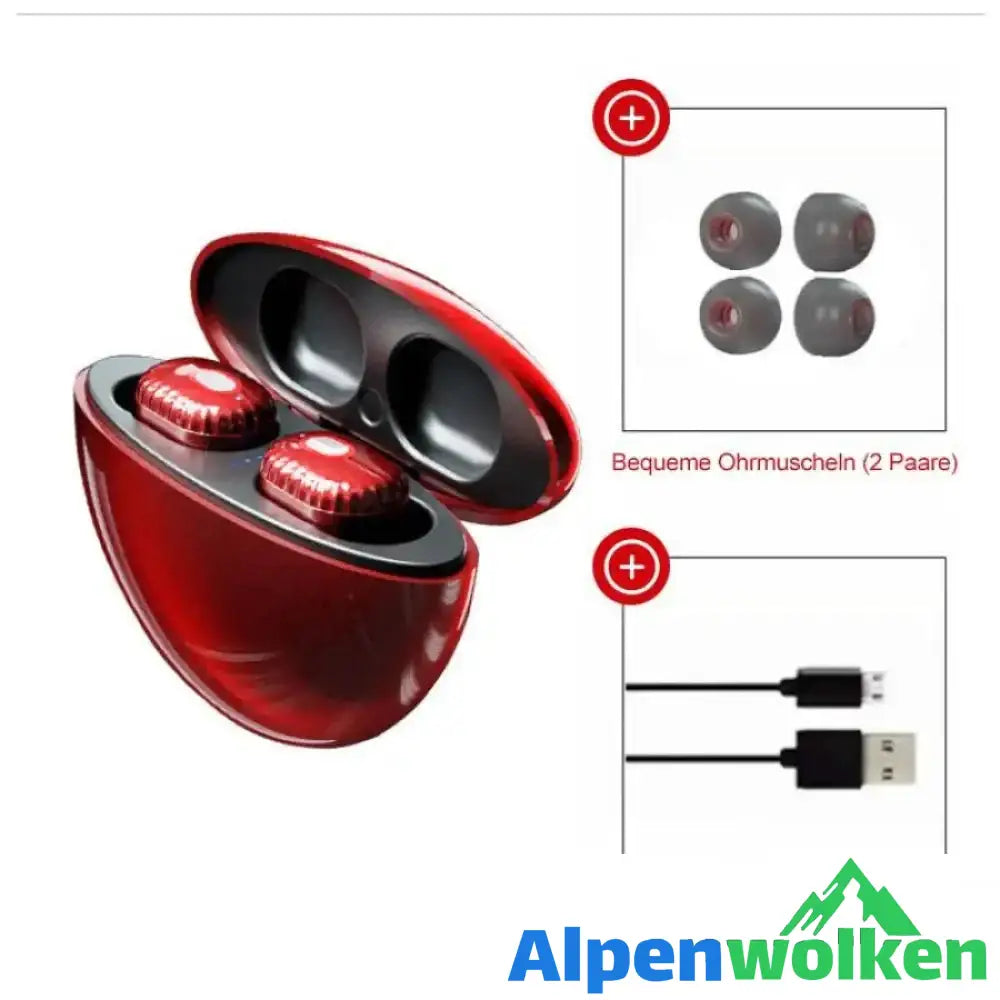 Alpenwolken - Drahtloses Bluetooth-Kopfhörer