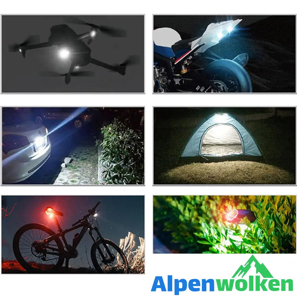 Alpenwolken - Drahtloses LED-Blitzlicht mit hoher Helligkeit