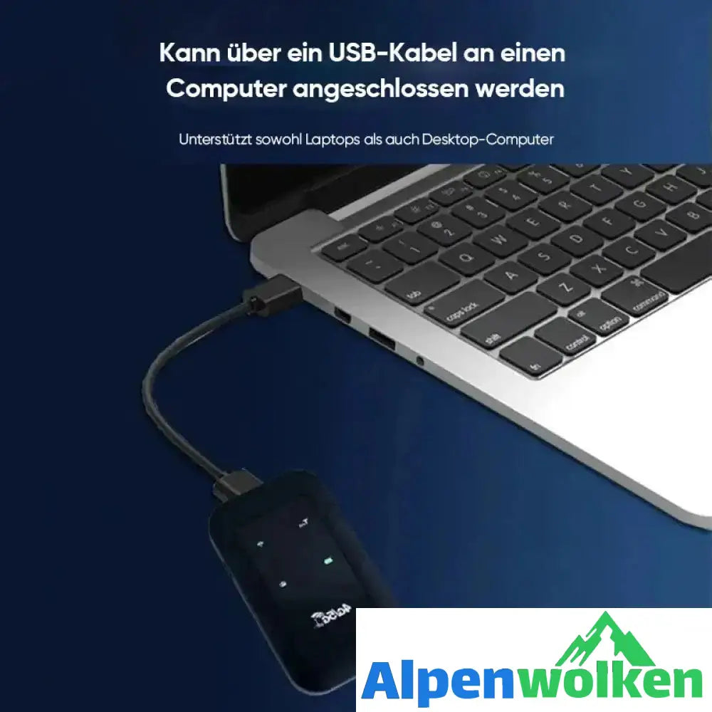 Alpenwolken - Drahtloses tragbares WLAN