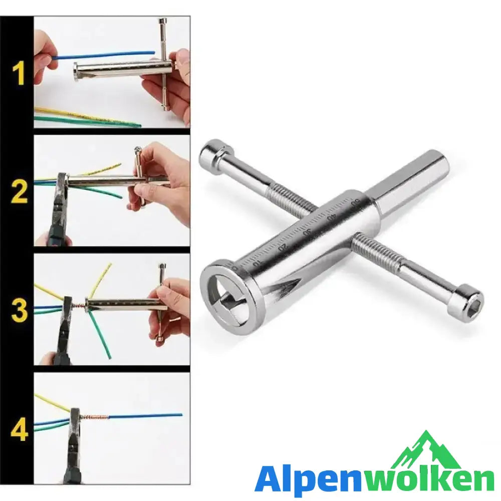 Alpenwolken - Drahtzwirn-Abisolierzangen-Twister-Linie für Bohrmaschinenfahrer