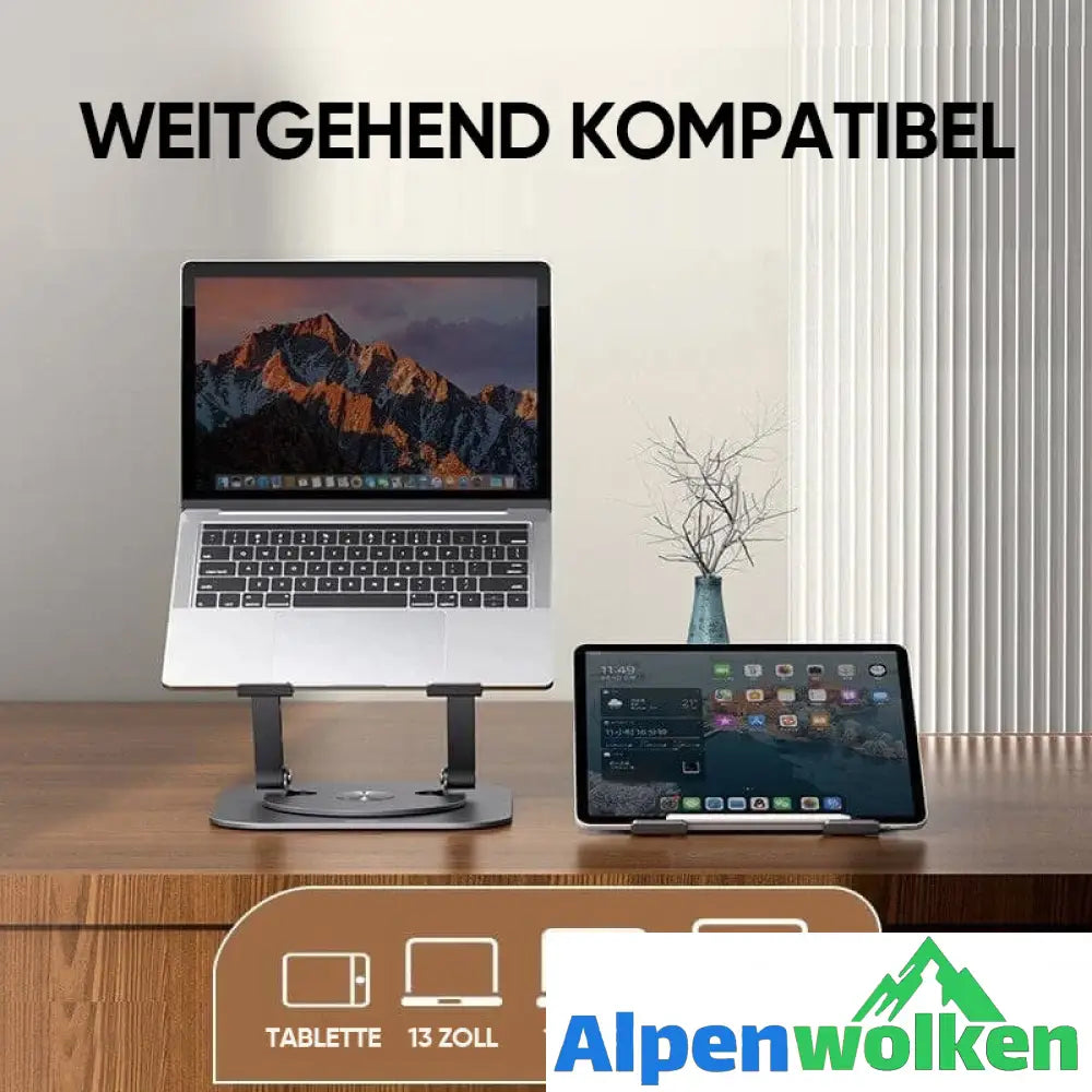 Alpenwolken - 💻Drehbare Laptophalterung aus Aluminiumlegierung