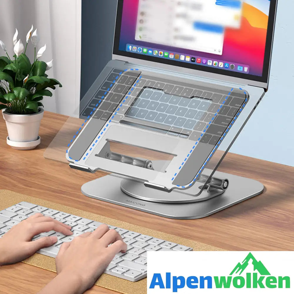 Alpenwolken - 💻Drehbare Laptophalterung aus Aluminiumlegierung