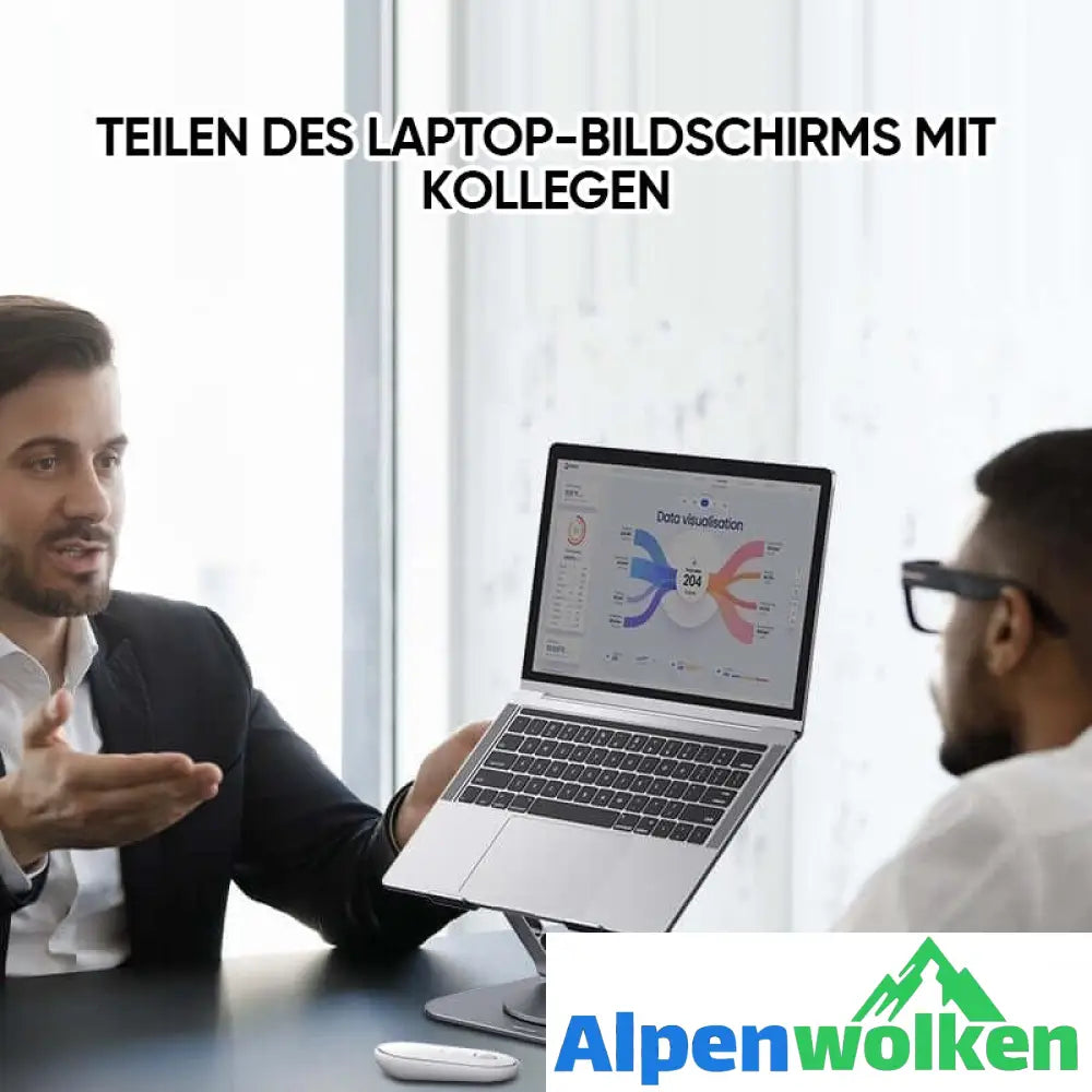 Alpenwolken - 💻Drehbare Laptophalterung aus Aluminiumlegierung