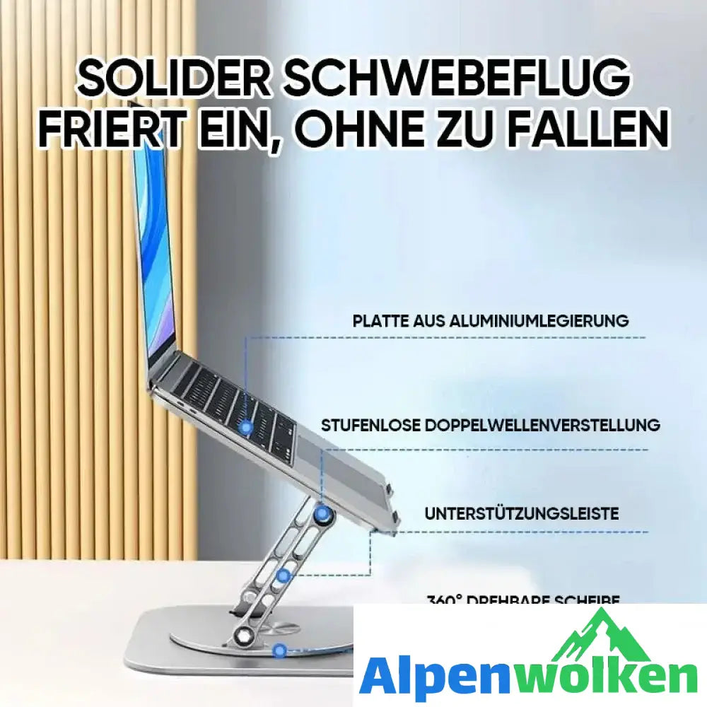 Alpenwolken - Drehbare Laptophalterung aus Aluminiumlegierung