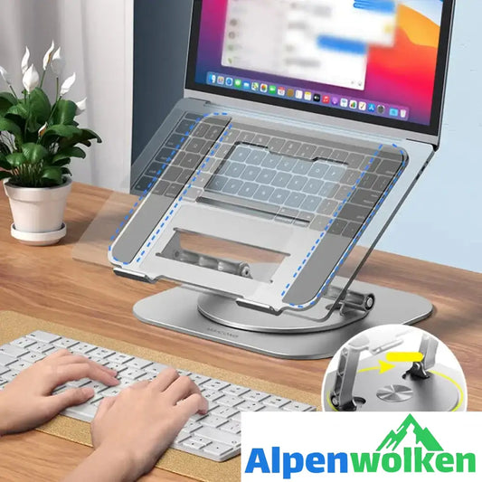 Alpenwolken - Drehbare Laptophalterung aus Aluminiumlegierung