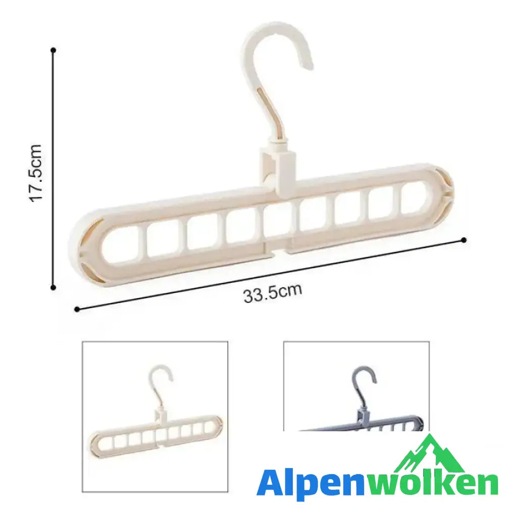 Alpenwolken - Drehbarer rutschfester Kleiderbügel