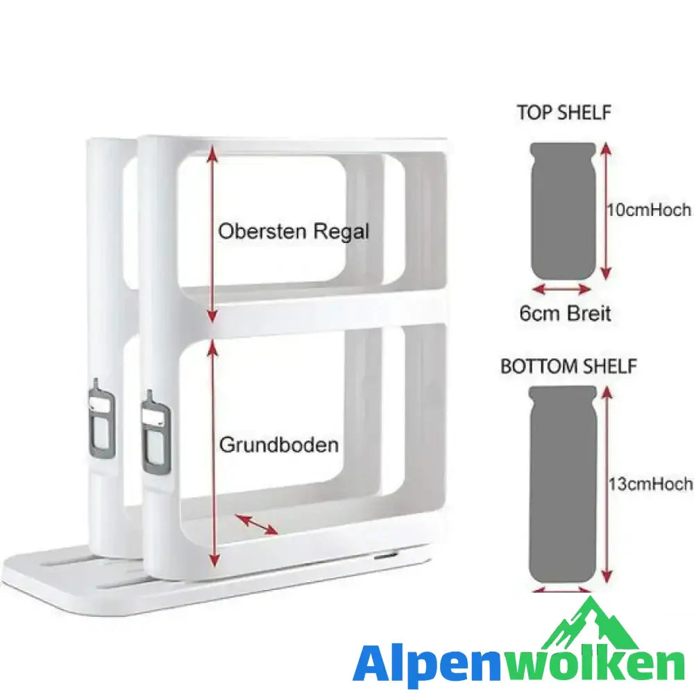 Alpenwolken - Drehbares Multifunktions-Lagerregal