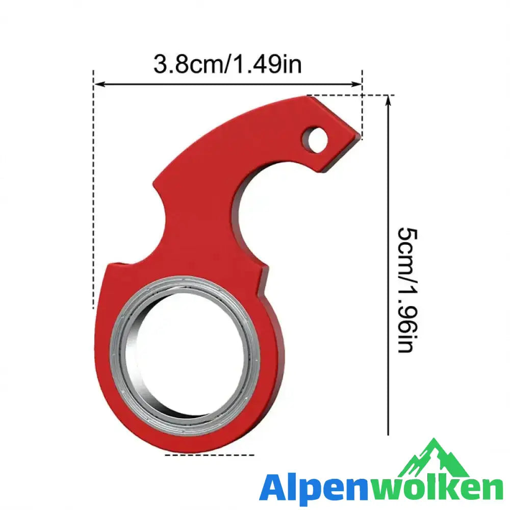 Alpenwolken - Drehender Schlüsselanhänger Fidget