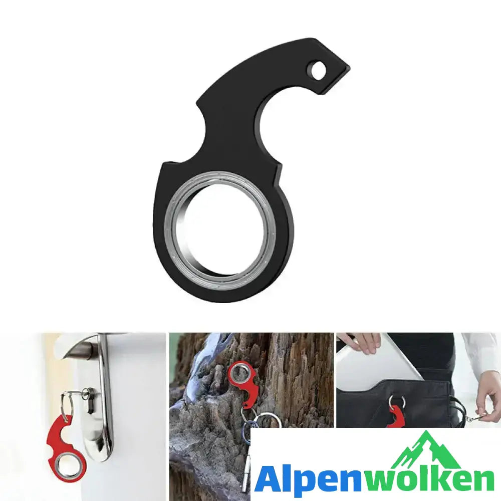 Alpenwolken - Drehender Schlüsselanhänger Fidget