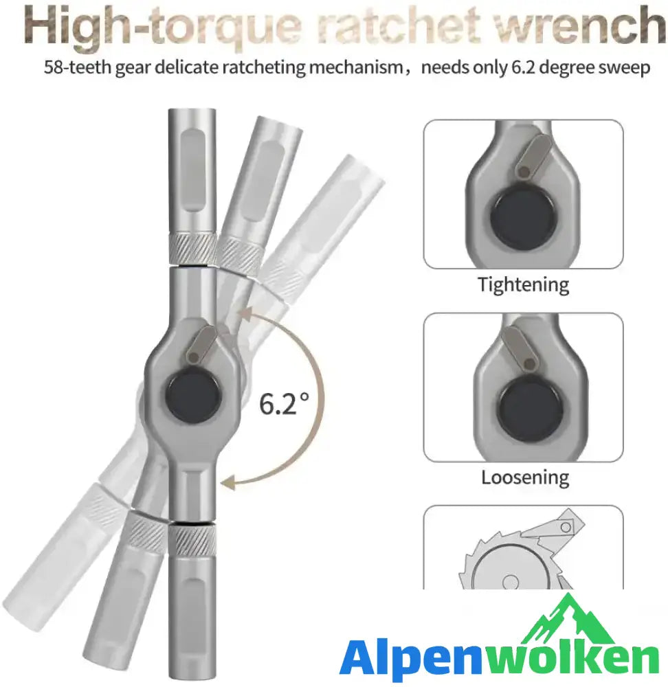 Alpenwolken - Drehschraubendreher rotierender