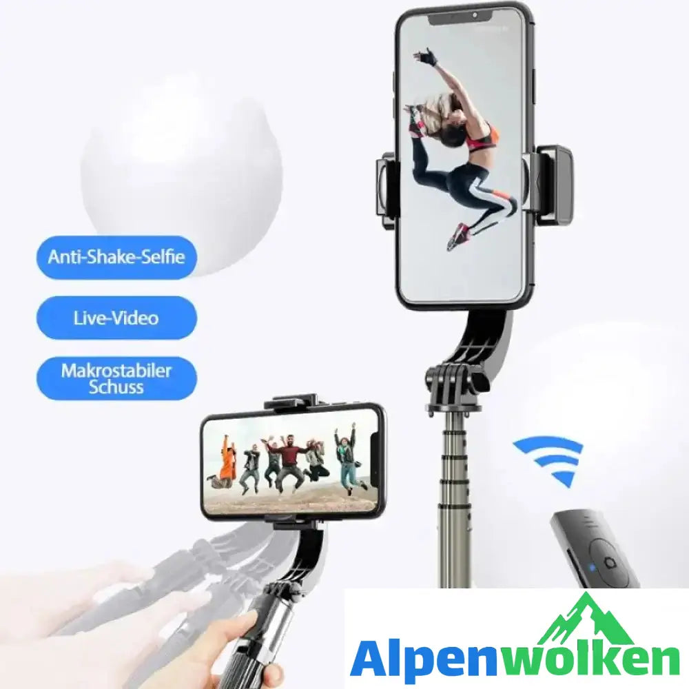 Alpenwolken - Dreiachsiger Handheld-Selfie-Stick