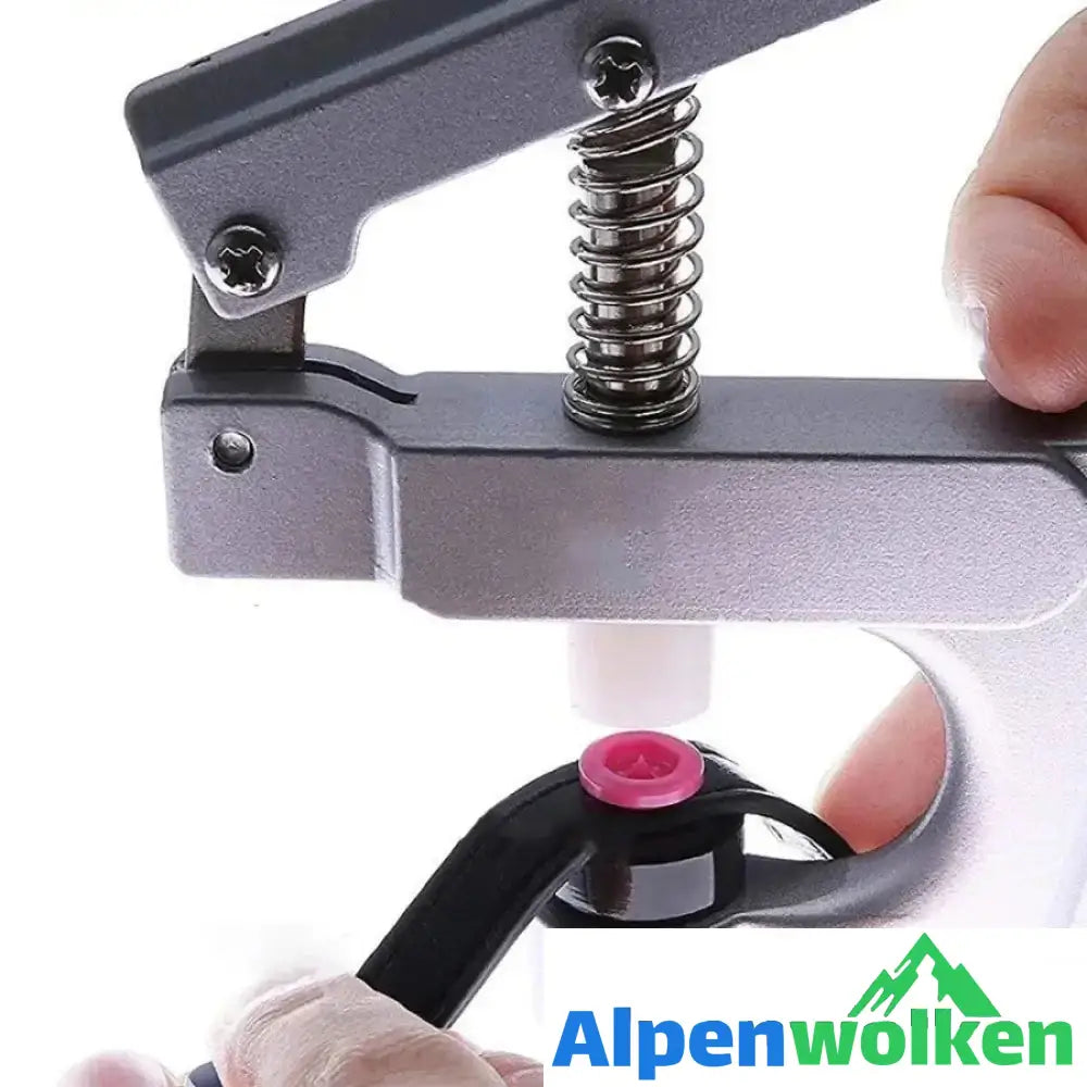 Alpenwolken - Druckknopf DIY Set