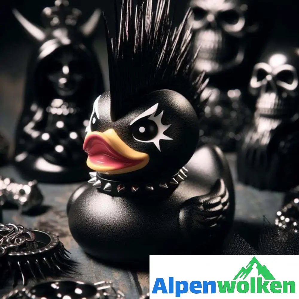 Alpenwolken - Duckieville-Ente DEATHROCKER-ENTE