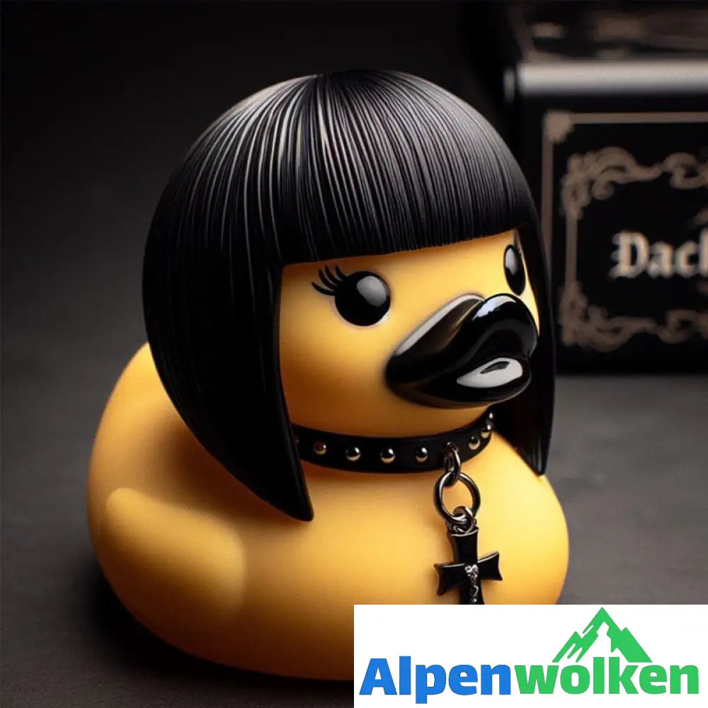 Alpenwolken - Duckieville-Ente DIE GOTH-GIRL-ENTE