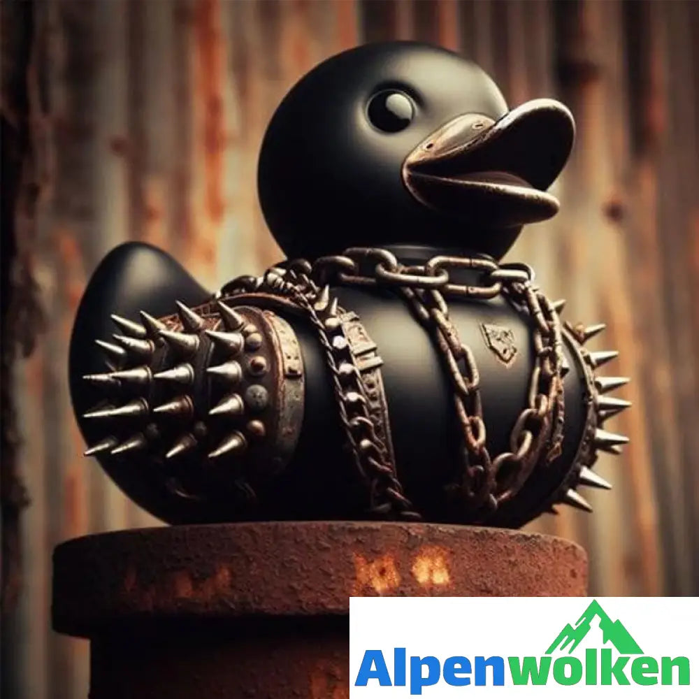 Alpenwolken - Duckieville-Ente PUNK-ENTE