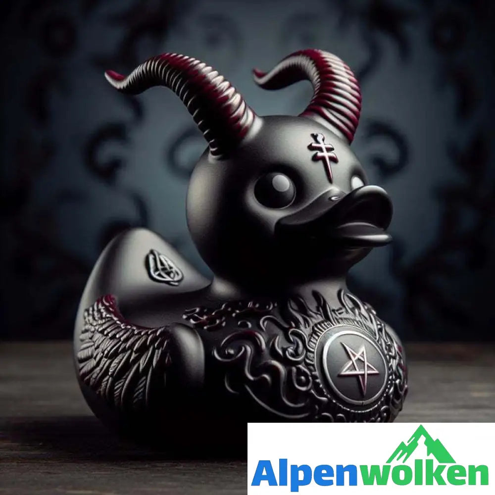 Alpenwolken - Duckieville-Ente SATAN-ENTE