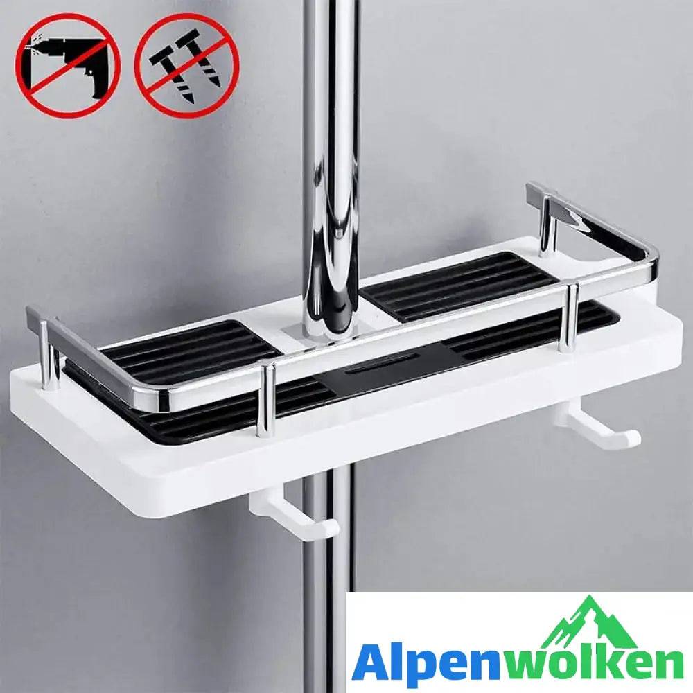 Alpenwolken - Duschstangen-Aufbewahrungsregal