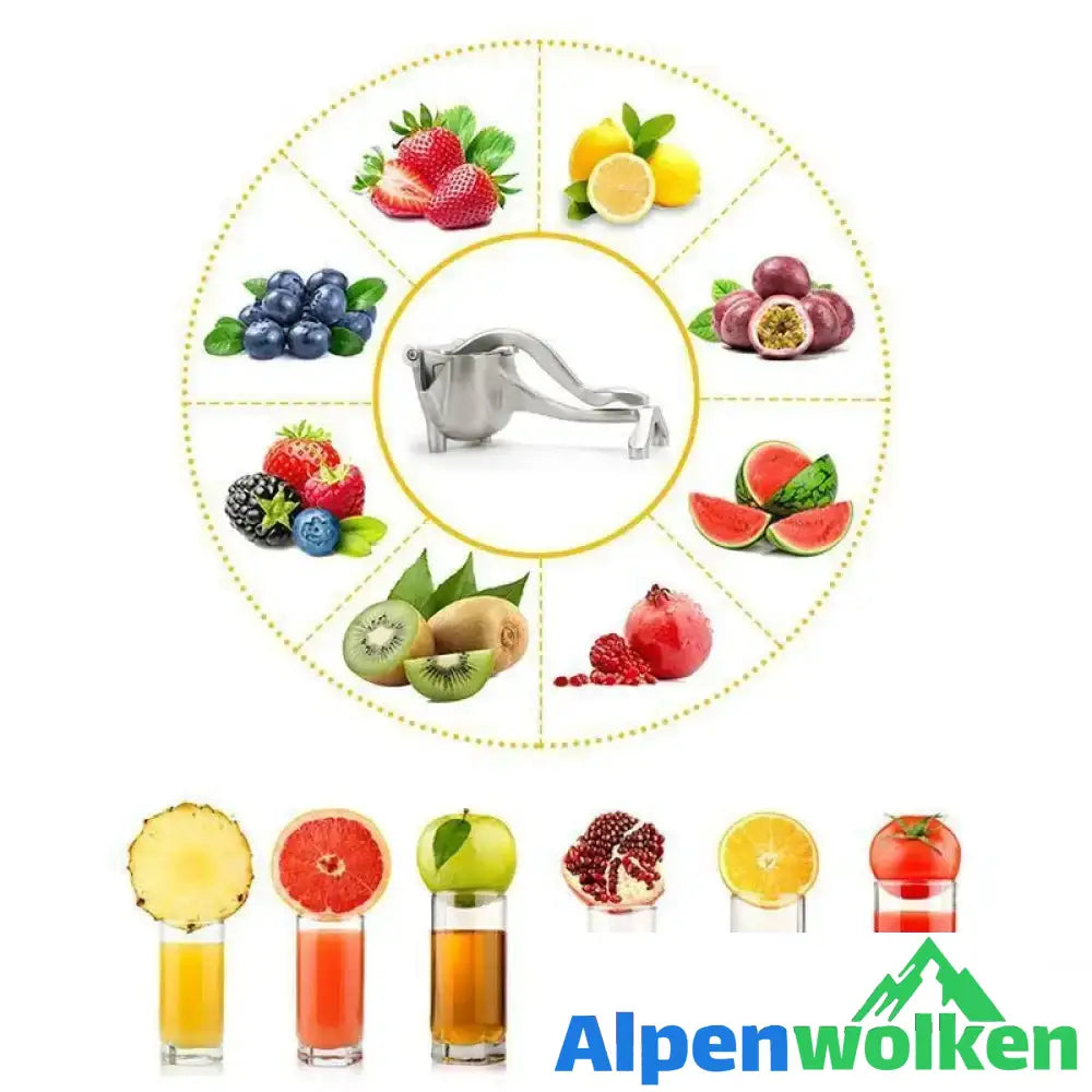 Alpenwolken - 🔥Edelstahl-Fruchtsaftpresse