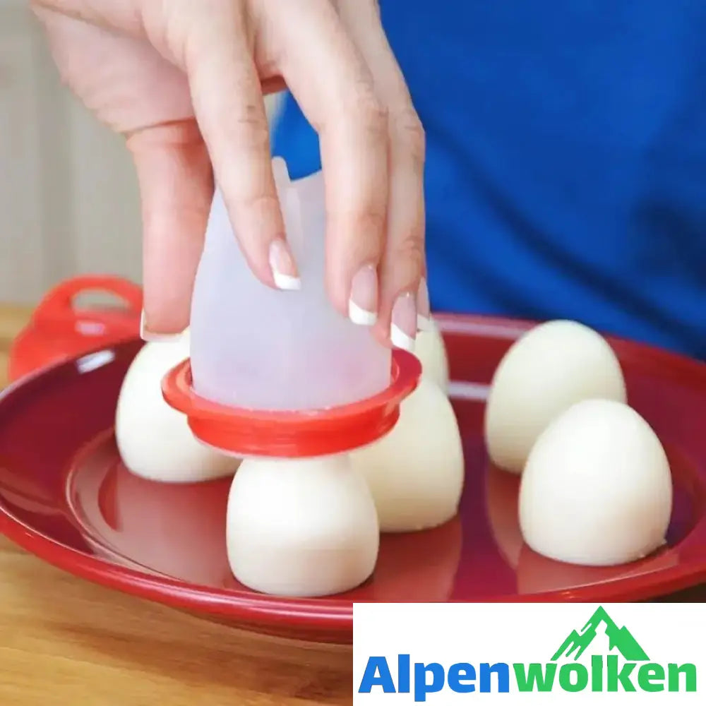 Alpenwolken - Eierkocher Eggies-Set-Formen mit Eierseparator (BPA Frei)