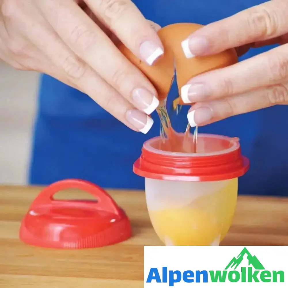 Alpenwolken - Eierkocher Eggies-Set-Formen mit Eierseparator (BPA Frei)