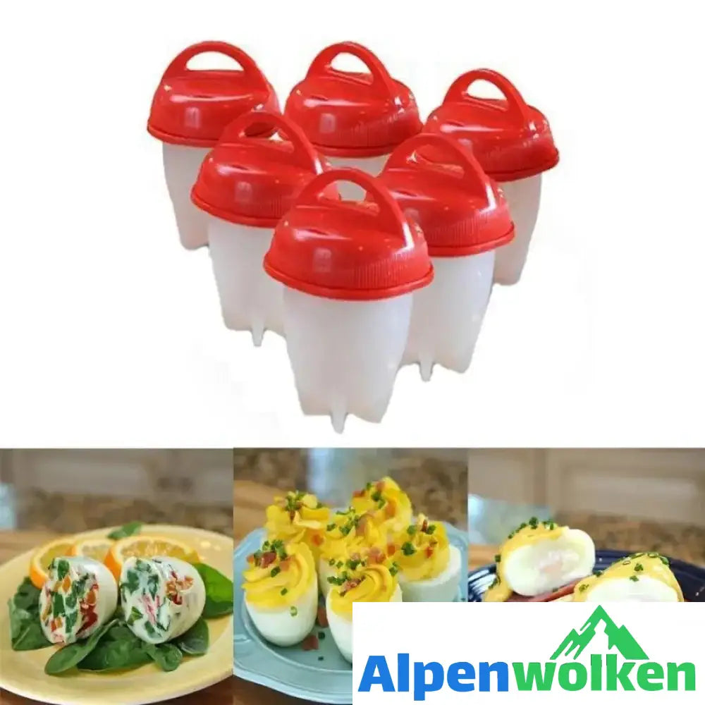 Alpenwolken - Eierkocher Eggies-Set-Formen mit Eierseparator (BPA Frei)