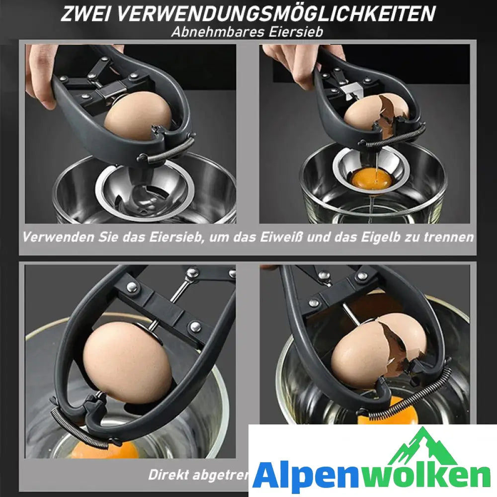 Alpenwolken - 🥚Eieröffner aus Edelstahl 304🥚