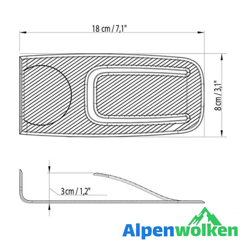 Alpenwolken - Einfache multifunktionale Türfeile