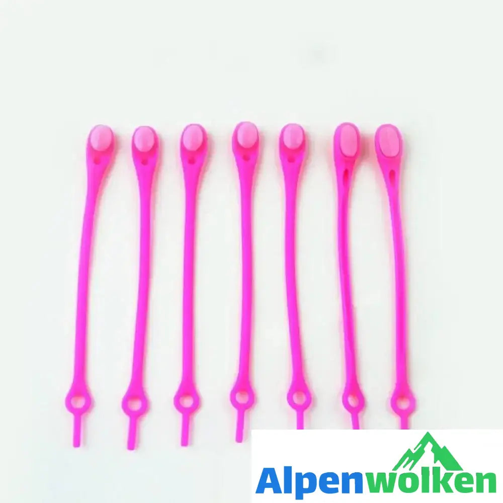 Alpenwolken - Einfache Schnürsenkel (Einheitsgröße) Rosa