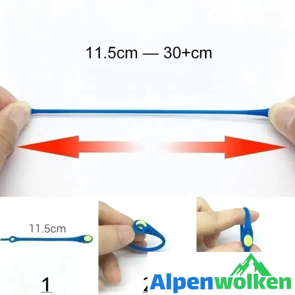 Alpenwolken - Einfache Schnürsenkel (Einheitsgröße)