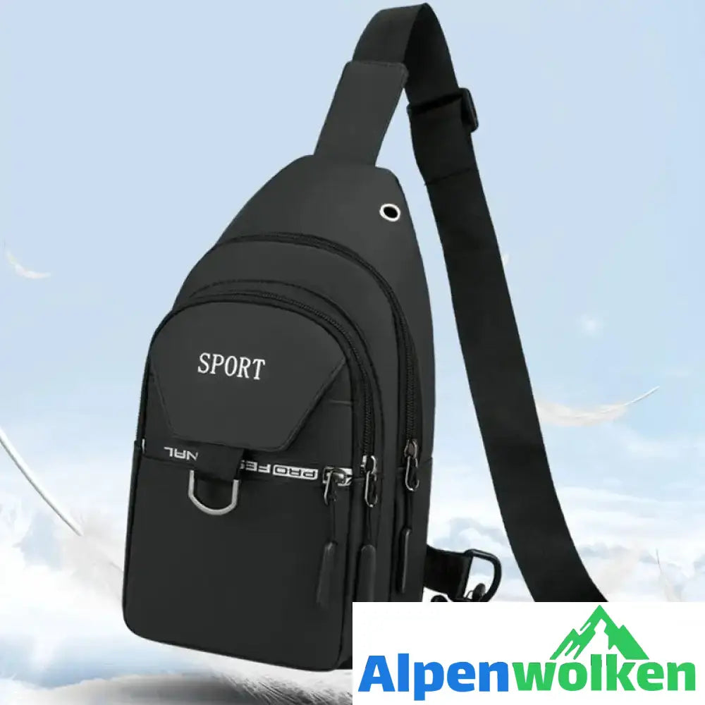 Alpenwolken - Einfache wasserdichte Brusttasche für Herren