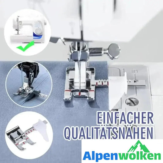 Alpenwolken - Einfacher Qualitätsnähen Nähfuß