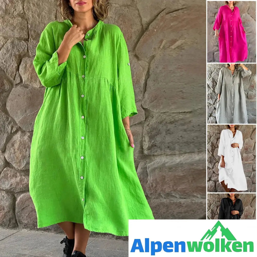 Alpenwolken - ✨💐Einfacher, stimmungsvoller, lockerer Kleid💐✨