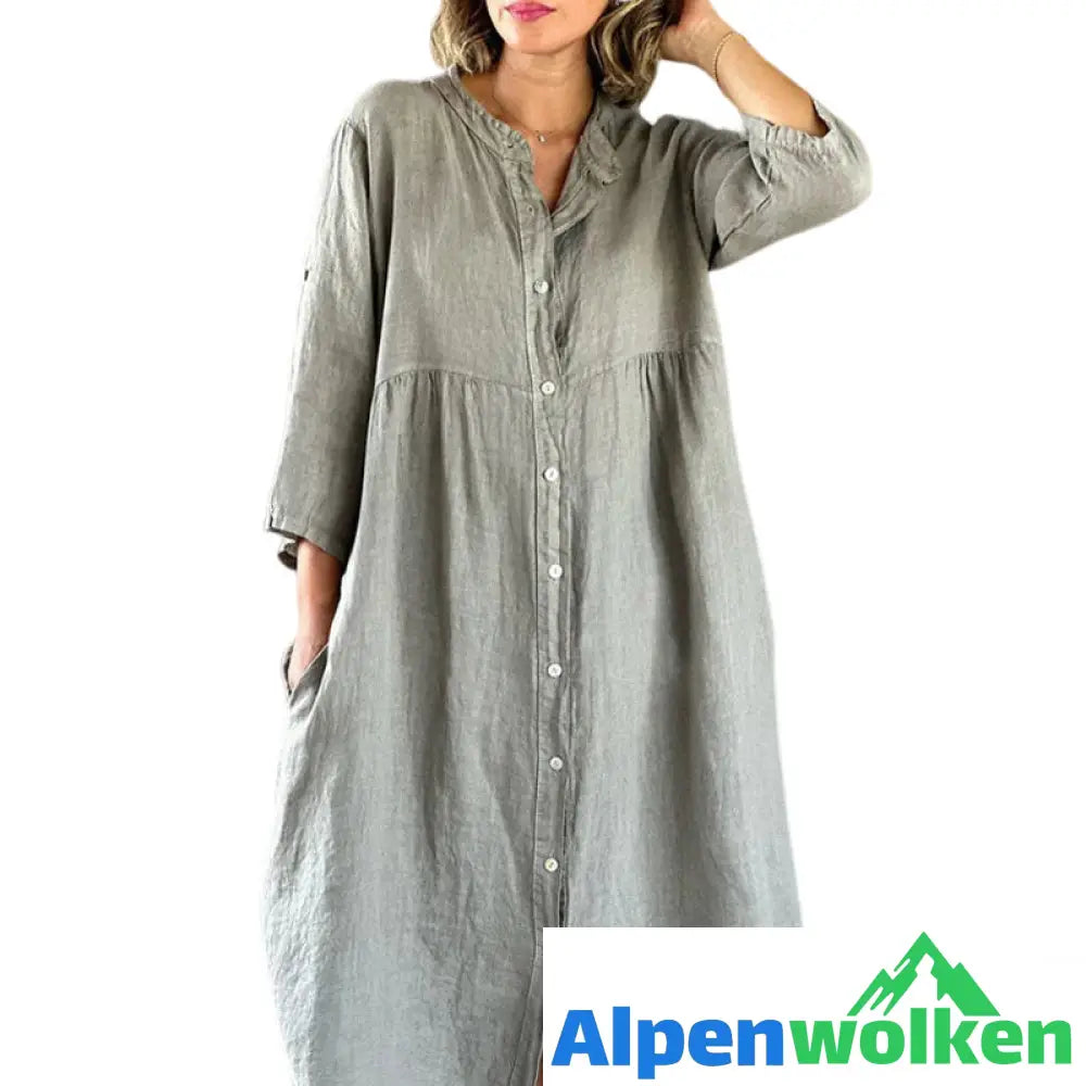 Alpenwolken - ✨💐Einfacher, stimmungsvoller, lockerer Kleid💐✨