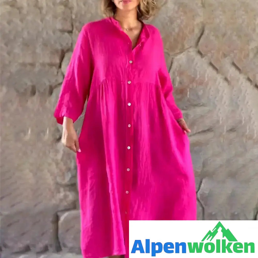 Alpenwolken - ✨💐Einfacher, stimmungsvoller, lockerer Kleid💐✨