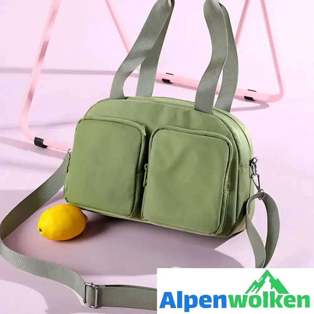 Alpenwolken - Einfarbige Einkaufstasche für Damen