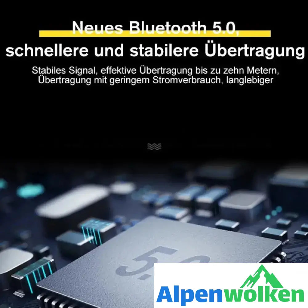 Alpenwolken - Einseitiger ultrakleiner drahtloser Bluetooth-Kopfthörer