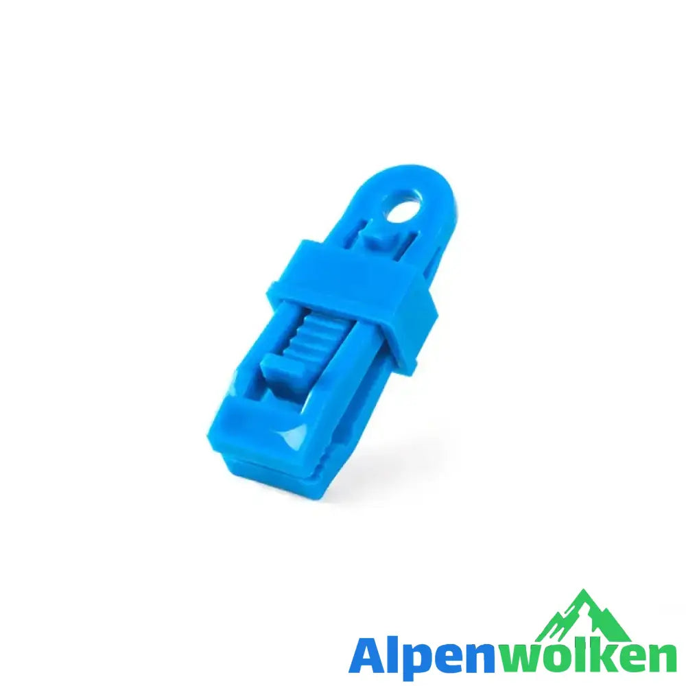 Alpenwolken - Einstellbar Robuster Verriegelungsgriff Clip Blau 10 Stück